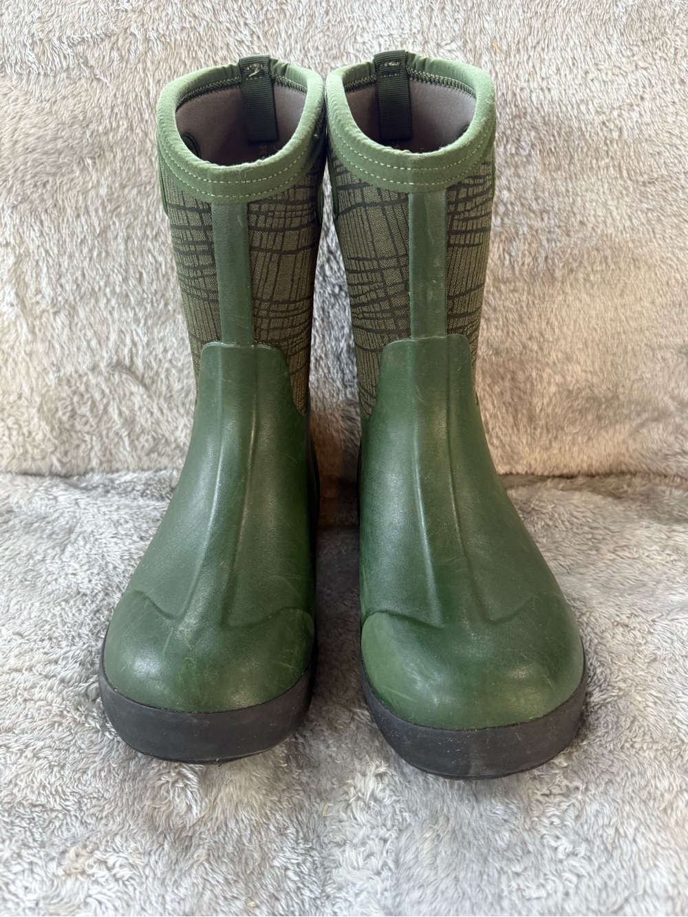 Bogs Kids Green Waterproof Rain Boots